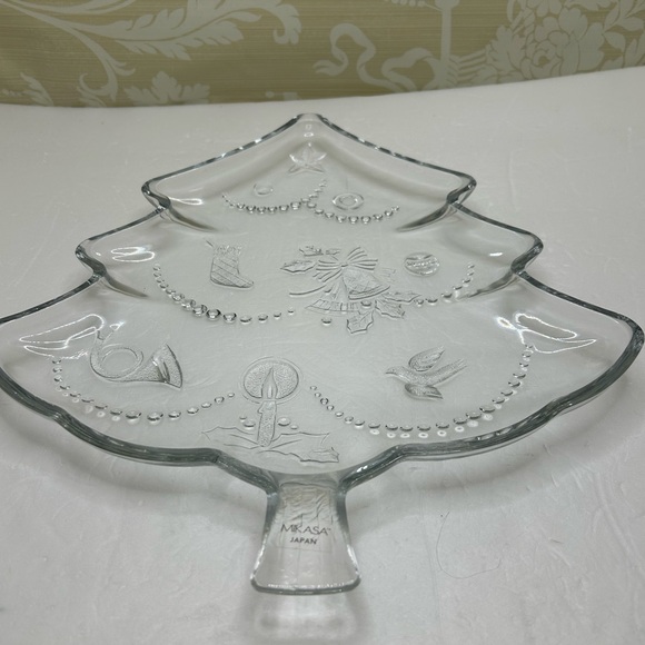 Mikasa Crystal Christmas Tree Clear 13” - Picture 3 of 7